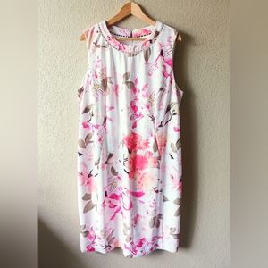 Calvin Klein Plus Size Floral Sheath Dress
